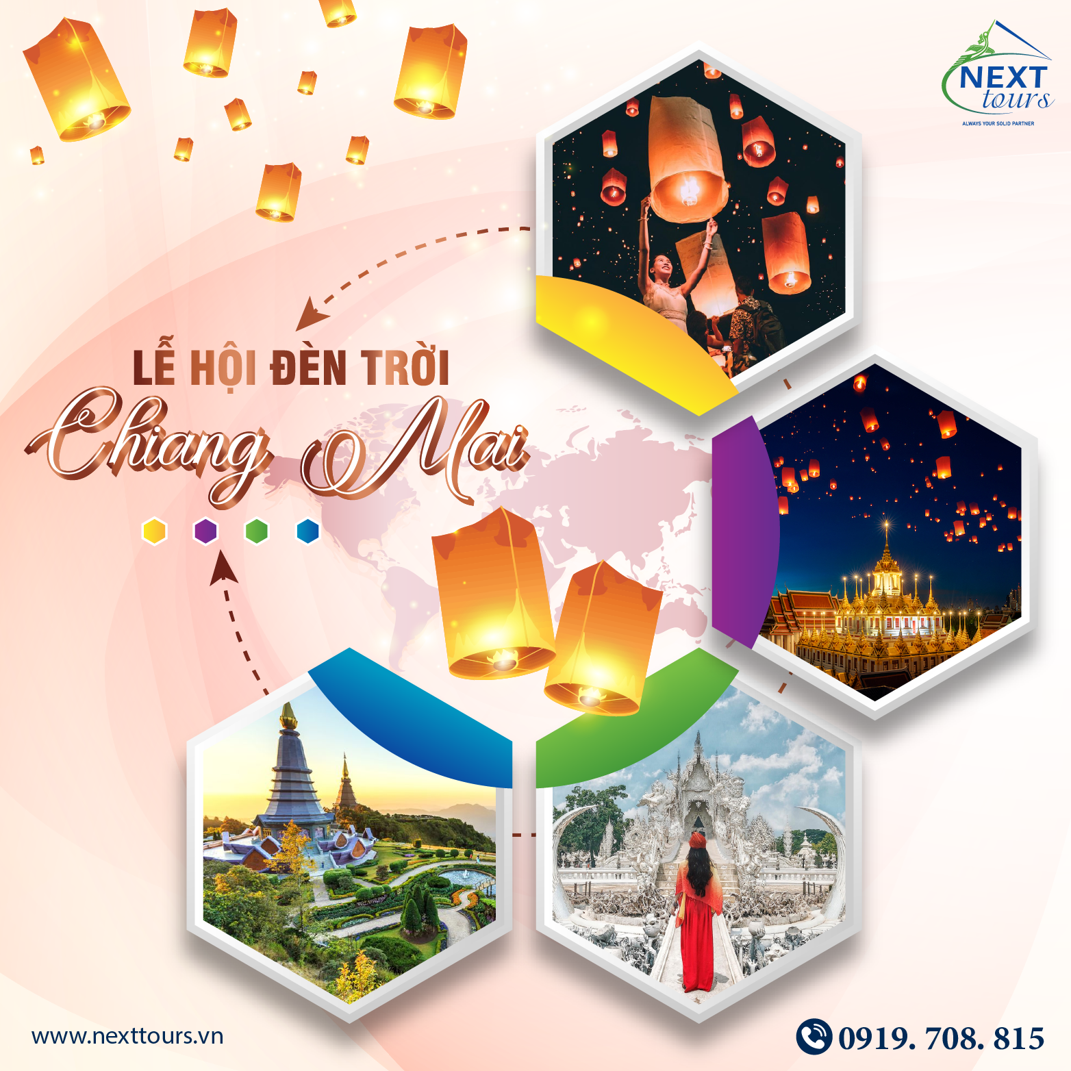 KHÁM PHÁ LỄ HỘI THẢ ĐÈN TRỜI CHIANG MAI